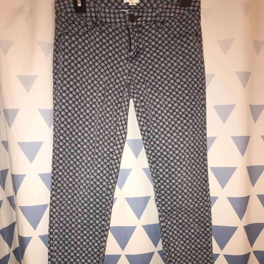 Crown and Ivy printed jeans